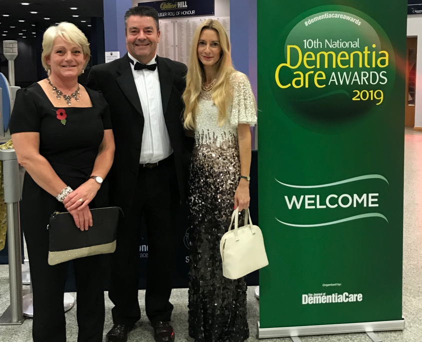 omi staff at dementia care awards