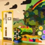 Sensory Wall Mural in Preschool