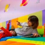 Sensory Classroom teacher with child with asd adhd